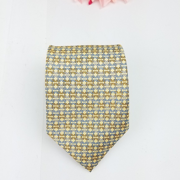 Hermes multicolor chain link men's tie - Picture 6 of 6